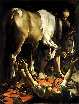 300px-Conversion_on_the_Way_to_Damascus-Caravaggio_(c.1600-1)